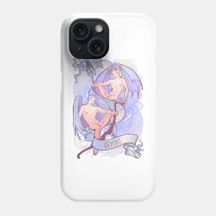 Zodiac sign of Gemini, element of air Phone Case