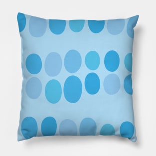 Abstract blue seamless pattern #3 Pillow