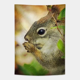 Grateful Squirrel Tapestry