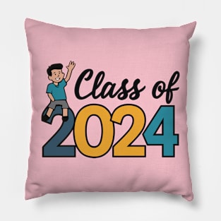 class of 2024 v2 Pillow