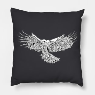 Eagle In Flight Pillow