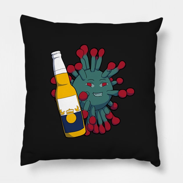 Corona Time Pillow by Adastumae