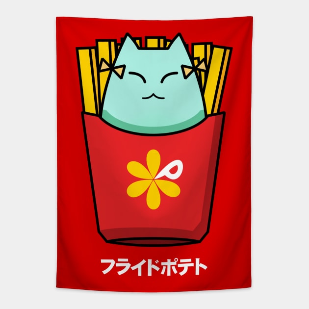 Bang Dream Pastel Palletes Hikawa Hina French Fries Ver B Tapestry by naderu