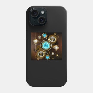 Rusty Background with Turquoise Lenses Phone Case