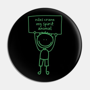 Niles crane (funny designs) Pin