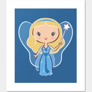 Blue Bunny Fairy Poster for Sale by tulipicetea