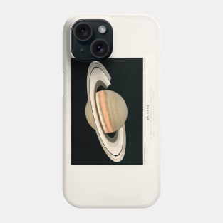 Saturn planet vintage illustration Phone Case