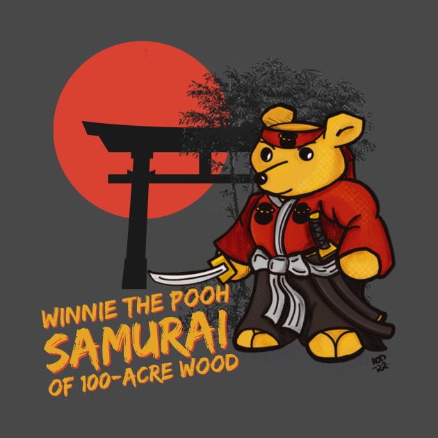 Winnie The Pooh - Samurai of 100-Acre Wood by Alt World Studios