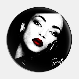 Retro Portrait Sade Pin