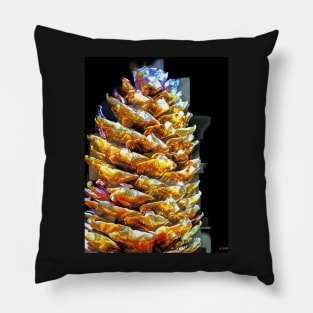 Spruce Cone Mosaic Pillow