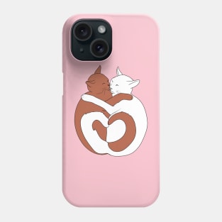 Hugging Cats Phone Case