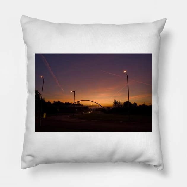 Pinnacles Sunrise Pillow by Nigdaw