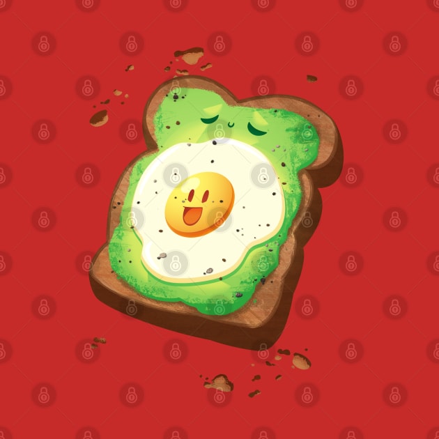 Tasty Eggy Avocado Toast by Niall Byrne