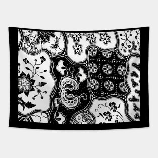 BATIK Paisley Bison Pattern Tapestry