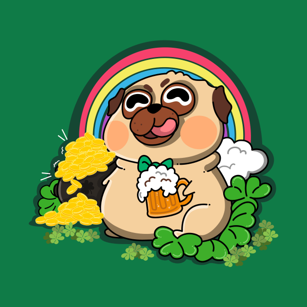 St. PUGtty's Day! by krisren28