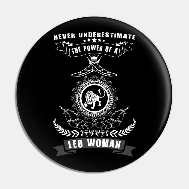 Never Underestimate The Power of a LEO Woman Pin by cleopatracharm