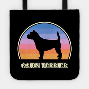 Cairn Terrier Vintage Sunset Dog Tote