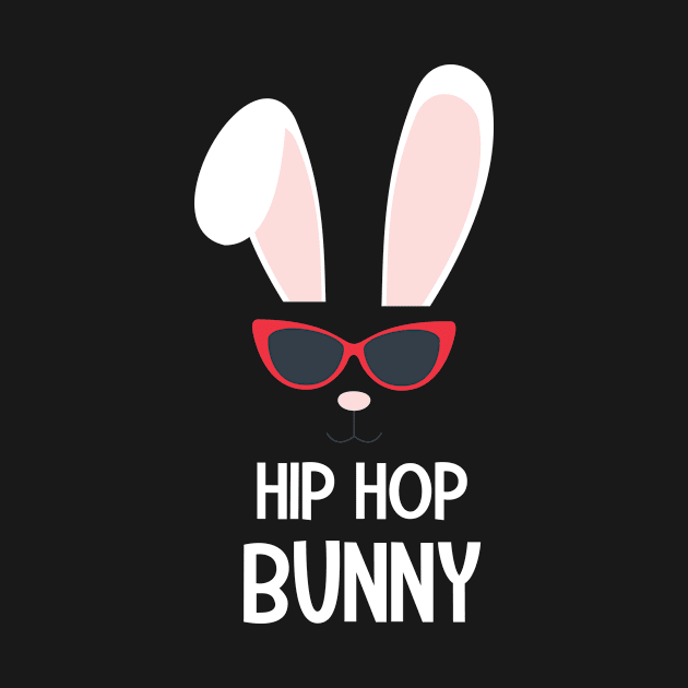 Hip Hop Bunny Cool Easter Bunny In Shades by BUBLTEES