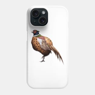 Cute Pheasant Drawing Phone Case