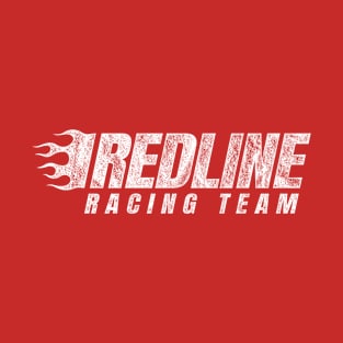 Redline Racing Team (Worn White on Red) T-Shirt