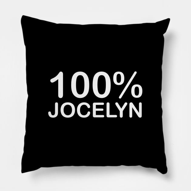 Jocelyn Name, wife birthday gifts from husband delivered tomorrow. Pillow by BlackCricketdesign