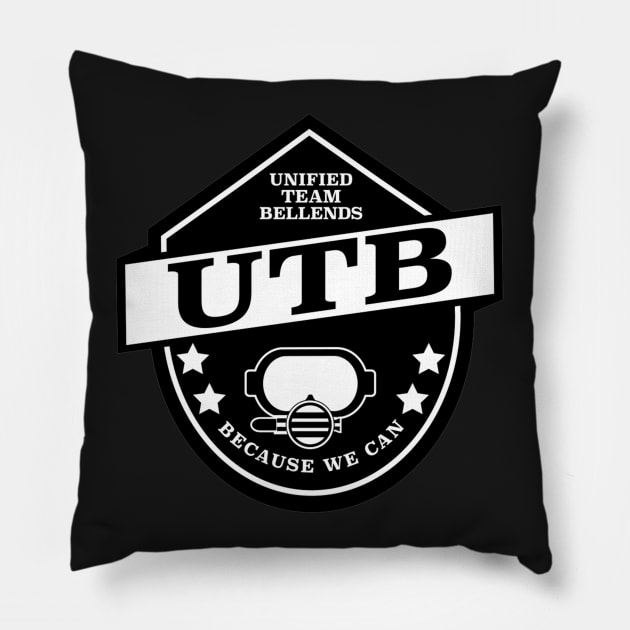 UTB Diving Logo Pillow by S23XTN