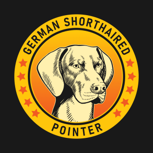 German Shorthaired Pointer Dog Portrait T-Shirt