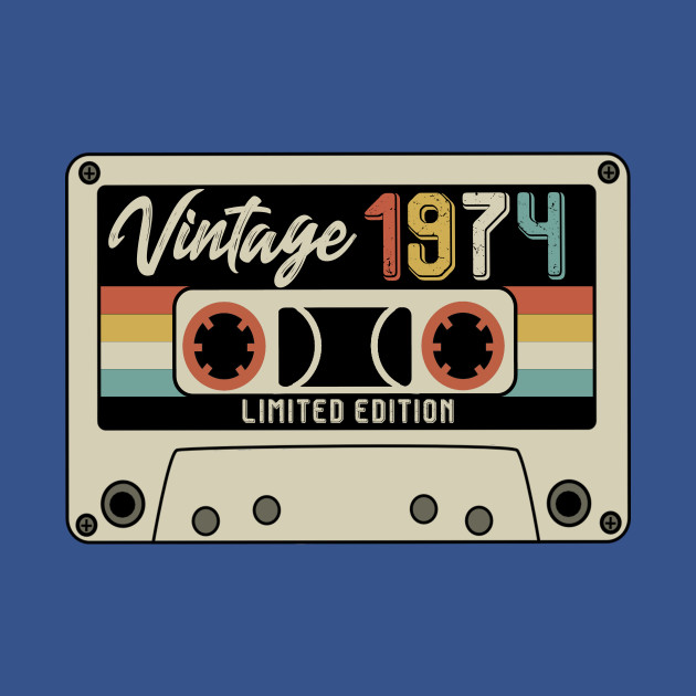 Discover Vintage 1974 - Limited Edition - Vintage Style - Vintage 1974 - T-Shirt