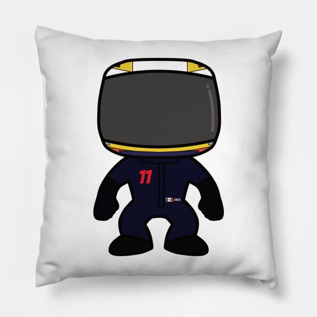 Sergio Perez Custom Bobblehead - 2022 Season Pillow by GreazyL