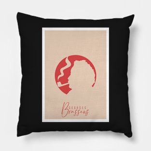 Georges brassens Pillow