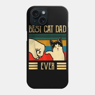 Best Cat Dad Ever Fist Bump Best Cat Dad Ever Phone Case