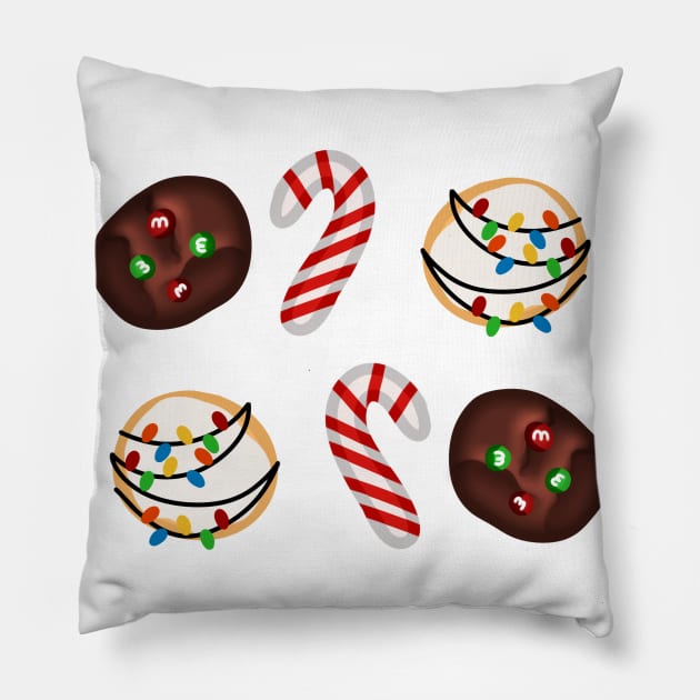 Christmas Cookies Pillow by Xinoni