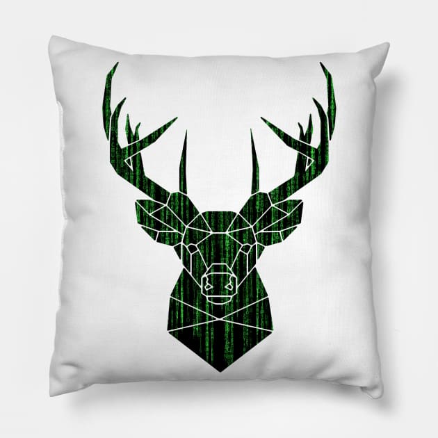 Deer head Pillow by GoshaDron