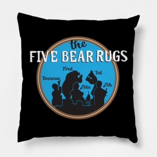 The Five Bear Rugs - Country Bears Pillow