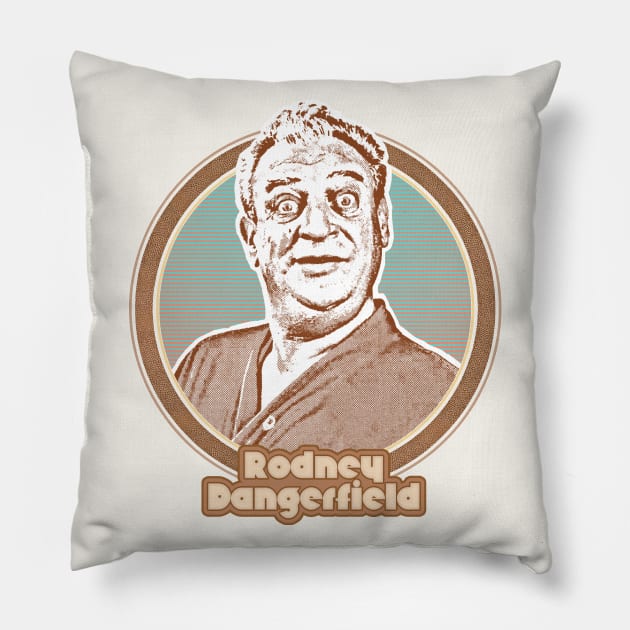 Rodney Dangerfield // Retro Fan Design Pillow by DankFutura