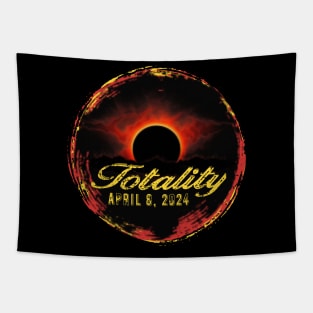 Totality Solar Eclipse April 8, 2024 Tapestry