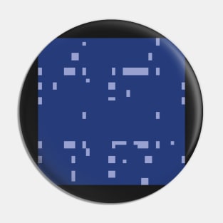 Dark Orthogonal pattern  - Blue Pin