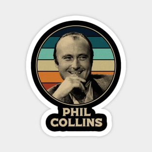 retro phil collins Magnet