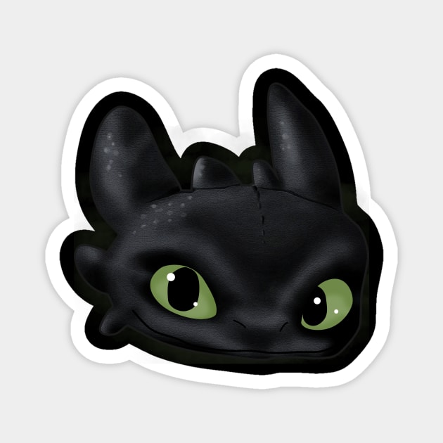 Toothless Magnet by joysapphire