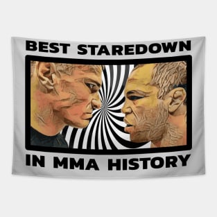 Best Staredown In MMA History Tapestry