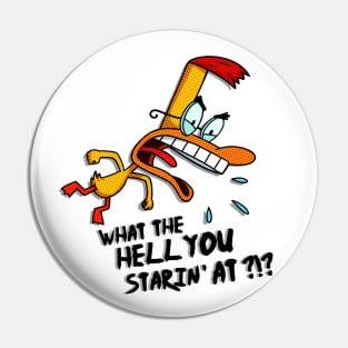 Duckman : What the hell are you staring at ?! Pin