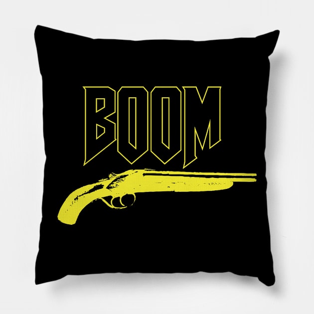 boom Pillow by horrorshirt