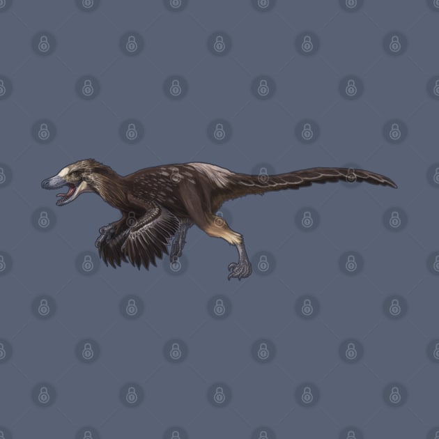 Velociraptor mongoliensis by CoffeeBlack