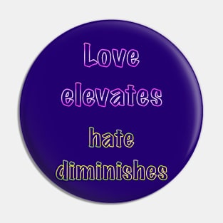 Love elevates! Pin