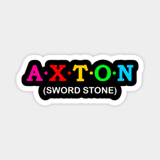 Axton - sword stone Magnet