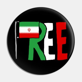 Free Iran Pin