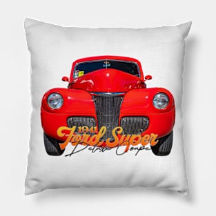 1941 Ford Super Deluxe Coupe Pillow