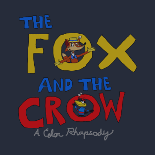 The Fox and the Crow Comic Book Logo T-Shirt