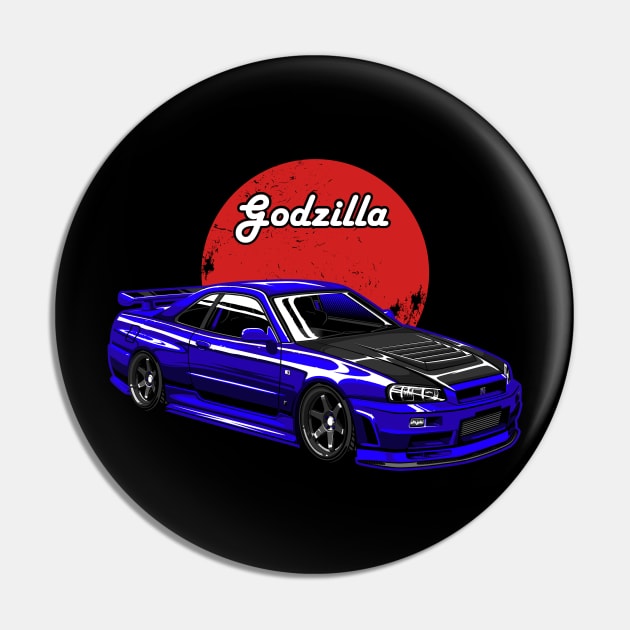 Gtr r34 Pin by JDMAPEX