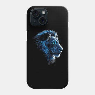 Lion Blue Eyes Zoo Animal Lion Phone Case